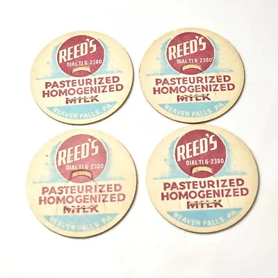 Vintage Milk Bottle Caps Reed's Dairy Beaver Falls PA • $8