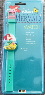 $17 • Buy Disney's Ariel The Little Mermaid 5 Function Quartz Watch 1989 