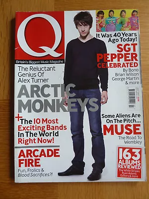 Q Magazine July 2007 Artic Monkeys Muse Beatles Bjork White Strips • £6.05