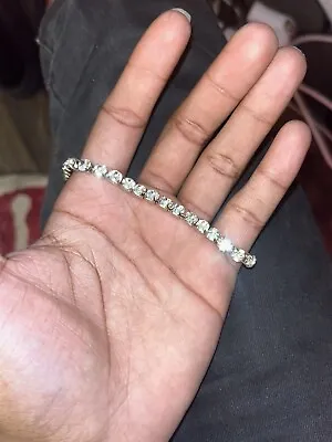 Diamond Bracelet Men 17 Cm - Selling Because It Doesn’t Fit - Offer • $50