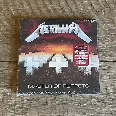 METALLICA  Master Of Puppets  CD NEW SEALED Digipak Combine Additional Ship FREE • $12.95