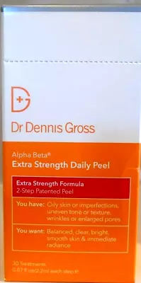 Dr Dennis Gross Alpha Beta Extra Strength Daily Peel 0.07oz/2.2ml 30 Treatments • $64.99