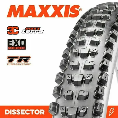 Maxxis Dissector 29x2.6 3C MaxxTerra EXO TR Bicycle MTB Bike Fold  60 TPI Tyre  • $104.49