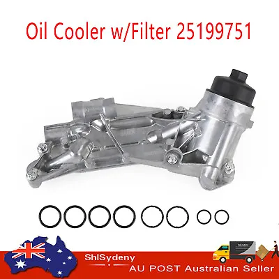 Oil Cooler W/Filter 93186324 For Holden Cruze JG JH 1.8L Astra AH Barina TM 1.6L • $66.89