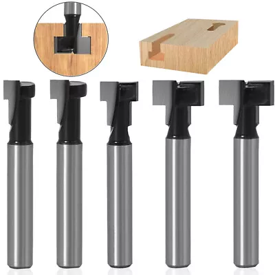 £5.15 • Buy 1/4  Shank T-Slot Cutter Router Bit Keyhole Router Bit For Power Tools Common