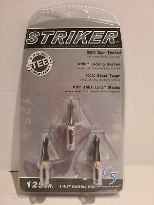 G5 Striker X Broadhead 125 Gr. 3 Pk. • $40