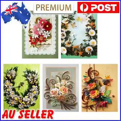 $10.45 • Buy Painting 5D DIY Diamond Painting Kits Quilling Paper Resin Full Round Home AU
