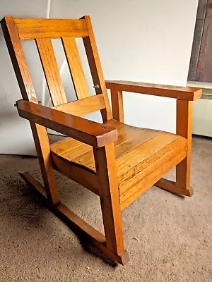 Vintage 20  Wood Children’s Rocking Chair -heavy Wooden • $125