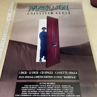 Marillion  Uninvited Guest  Original Advert/ Poster/clipping • $6.17