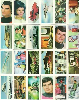 1967 Barratt Gerry Anderson Captain Scarlet Confectionery Cards Full Set Of 50 • £195