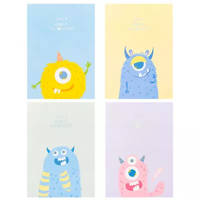 DELI B5 School Soft Cover Notebook 60 Pages Kids School Exercise Book 4 PCS Pack • $20.21