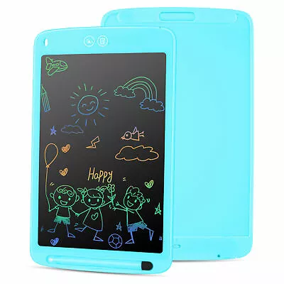 Kids LCD Writing Tablet Doodle Handwriting Pad Painting Drawing Board BLUE • $14.24