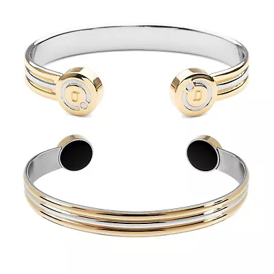 Bioflow Duet 2 Tone Duo Magnetic Therapy Bracelet Unisex Magnet Magnotherapy M L • $120