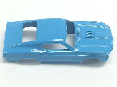 $31.99 • Buy Aurora Vintage T-Jet Slot Car 69 FORD MUSTANG Body MEDIUM BLUE Color HO Scale