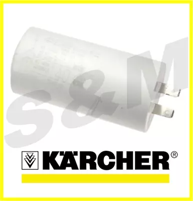 40uF Capacitor Genuine Part For Karcher Pressure Washer 66612980 66611580 • £11.60