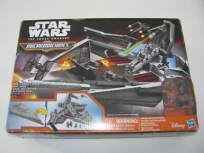 Hasbro Star Wars E7 Micro Machine 1st First Order Star Destroyer Set Hasbro OPEN • $17.28