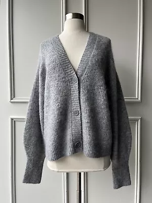 | COUNTRY ROAD | Brushed Crop Cardigan Silver | SIZE: XL 16 | $179 New • $100