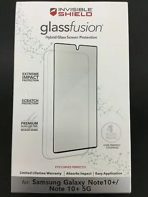 $27.95 • Buy Zagg Invisible Shield Screen Protector For Samsung Galaxy Note10+ & Note10+ 5G