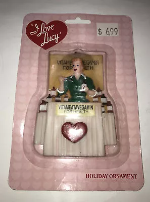 I Love Lucy Christmas Holiday Ornament 4  Lucy Does A Tv Commercial #30 New • $18.89