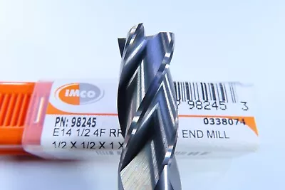 New Imco 1/2  Spector Solid Carbide 4 Flute End Mill Machinist Cnc Lathe Tool • $0.99