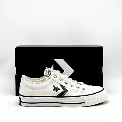 *NEW* Unisex CONVERSE Star Player 76 LOW TOP Vintage White/Black (A01608C) • $68.88