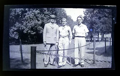 £12.38 • Buy 1940s US Army Soldiers Military Crutches Injured Vintage Photo Negative 2.6X4.5