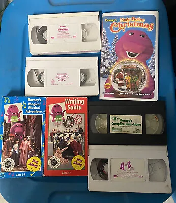 $23.99 • Buy 13 Barney Classic Collection VHS Tape Lot In Concert Magical Musical Adventure +