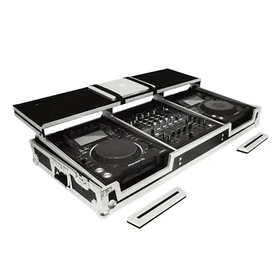 Gorilla Pioneer CDJ2000 DJM900 Workstation DJ Flight Coffin Case + Laptop Shelf • £219.95