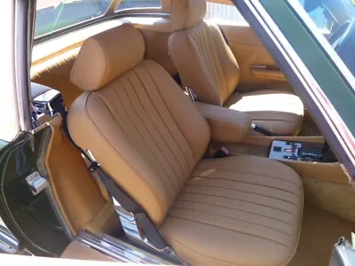 Mercedes Benz R107 Leather Seat Covers 280SL 450SL 380SL 560SL W107 SL 1980-1989 • $895.50