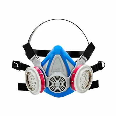 Half Face Reusable Respirator Facepiece Painting Welding Sanding Asbestos Medium • $12.57