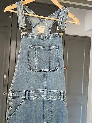 £12.99 • Buy ASOS Denim Dungaree Knee Length Dress Size 12 Good Condition