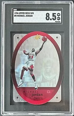 1996 Upper Deck SPX #8 Michael Jordan SGC 8.5 (NM-MT+) *Chicago Bulls *HOF • $59.99