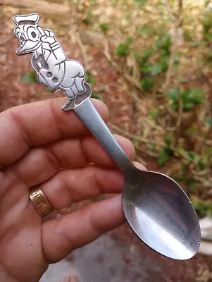 Donald Duck Spoon Vintage Walt Disney Stainless By Bonny Made In JAPAN  • $12.99