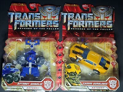 Transformers Revenge Of The Fallen Deluxe Autobot Wheelie & Cannon Bumblebe🎬🎬 • $110