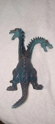 Vintage Imperial 1983 Two-Headed Dragon Teal Action Figure  • $14