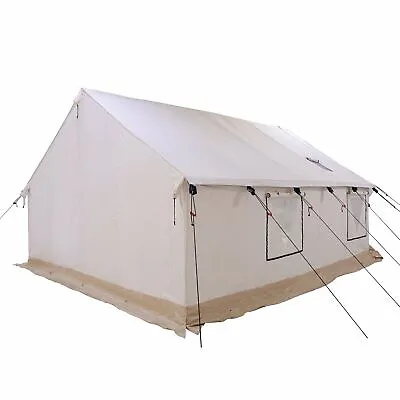 $1799.99 • Buy Hunting Tent W/Heavy Duty Aluminum Frame & PVC Floor For Large Groups (10'x12')