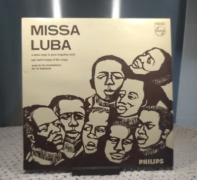 Missa Luba Congolese Choir Vinyl LP - (#BL 7592) 1978 Reissue EX/EX Missinginlay • £3.50