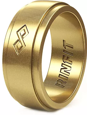 Rinfit Infinity Silicone Rings For Men. Soft & Comfortable Wedding Band • $17.99