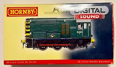 Hornby R2903XS BR Class 08 Diesel Shunter D3105. DCC SOUND. FREE POSTAGE • £50