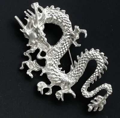 Vintage Style Dragon Brooch Pin • $12.80