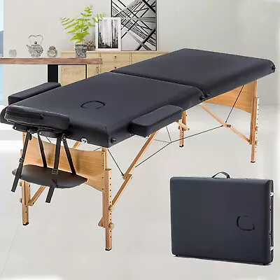 Massage Table Massage Bed Folding Massage Spa Facial Cradle Salon Bed Tattoo Bed • $104.99