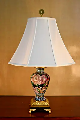 29  Vintage Beijing Collector Cloisonne Vase Lamp Vases Mid-century • $134.70