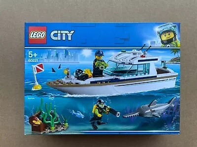 LEGO 60221 - City Town Diving Boat Yacht - New & Sealed • $40