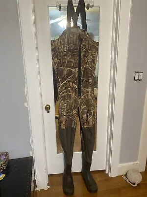 Hodgman Camouflage Nylon Waders Men's Size XL - Shoe Size 12 • $89