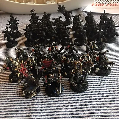 Chaos Space Marines Army- 39 Minis • £80