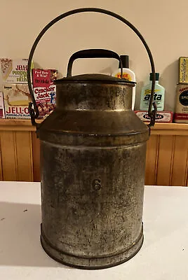 Vintage 6 Quart Metal Vermont Milk Can Farm Dairy • $69.99