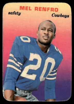 1970 Topps Glossy Vg Mel Renfro Dallas Cowboys #6 • $4