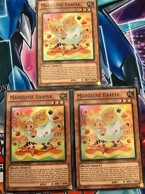 £2.75 • Buy Yugioh Madolche Baaple WGRT-EN049 Super Rare Mint Condition X3