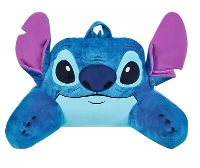 Disney ( Lilo  ) & STITCH Face Faux Fur Backrest Pillow 25x15  The Big One - New • $49.95