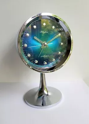 Vintage Retro 1960s / 70s Pedestal Mechanical Alarm Clock – Working Order VGC • £64.99